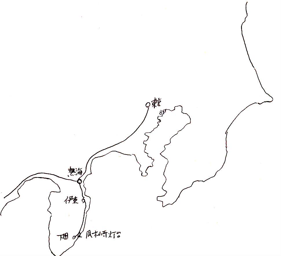 爪木崎灯台の位置