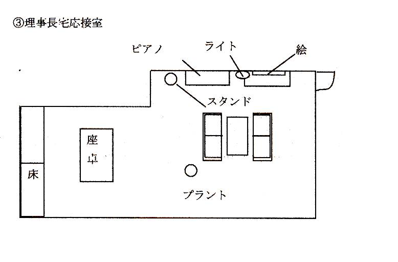 理事長宅応接室