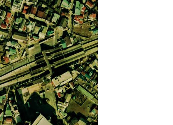 向ヶ丘遊園駅周辺(昭和49年前後）「国土画像情報（カラー空中写真）　国土交通省」より